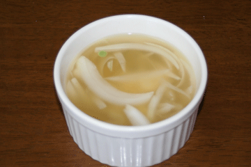 中華風サヤエンドウのスープ